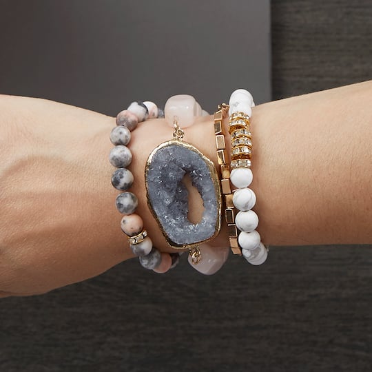 Druzy bracelet best sale stack